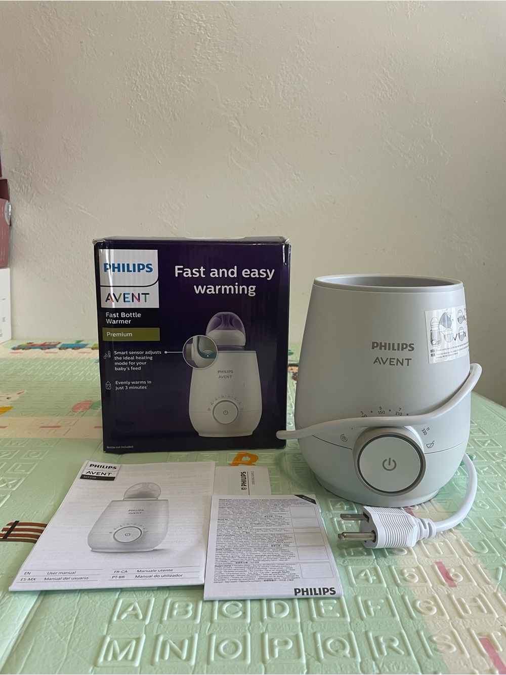 Philips Avent Fast Bottle Warmer in White